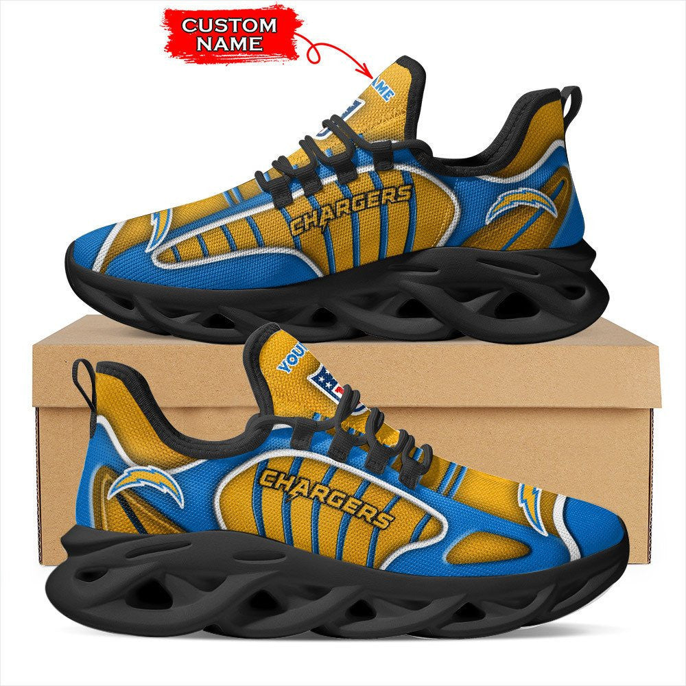 Los Angeles Chargers Personalized Yezy Running Sneakers BG136