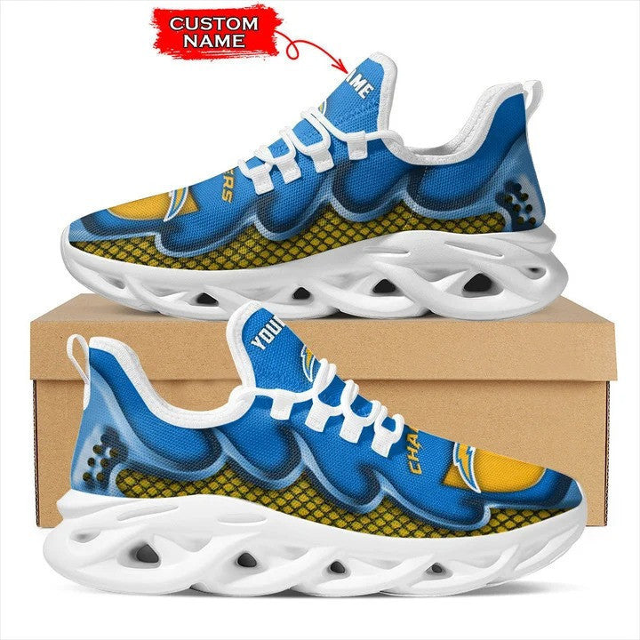 Los Angeles Chargers Personalized Yezy Running Sneakers BG415