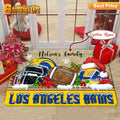Los Angeles Rams Christmas Personalized Doormat BGDMM528