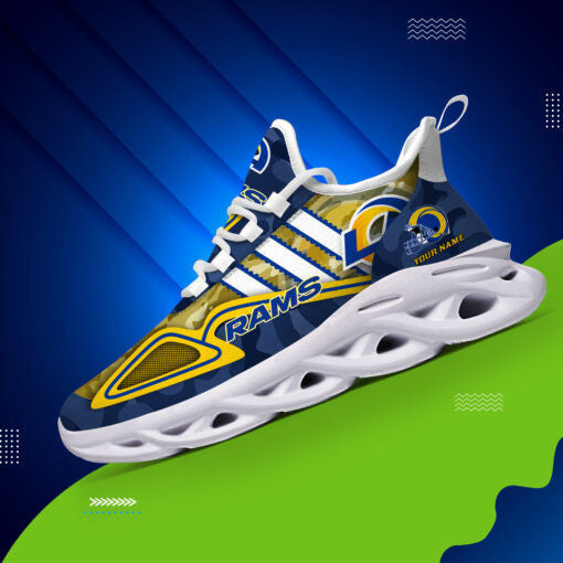 Los Angeles Rams Personalized Yezy Running Sneakers BB257