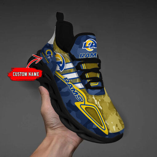 Los Angeles Rams Personalized Yezy Running Sneakers BB257