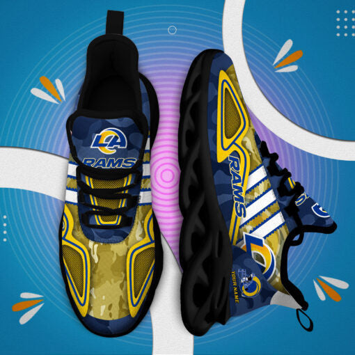 Los Angeles Rams Personalized Yezy Running Sneakers BB257