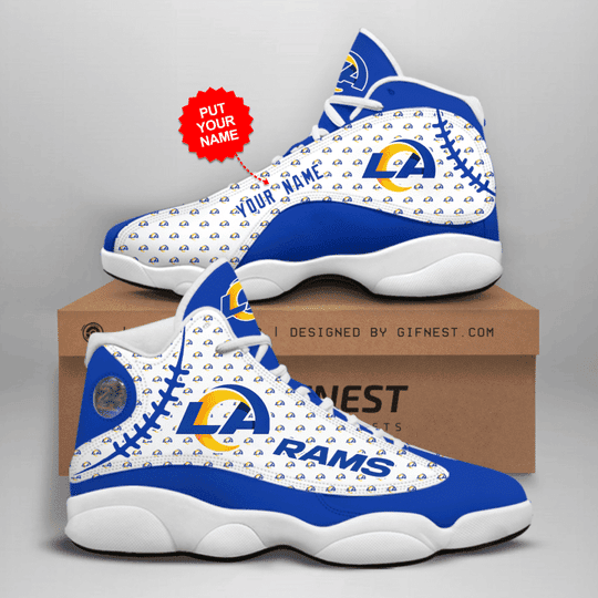 Los Angeles Rams Personalized AJD13 Sneakers 997