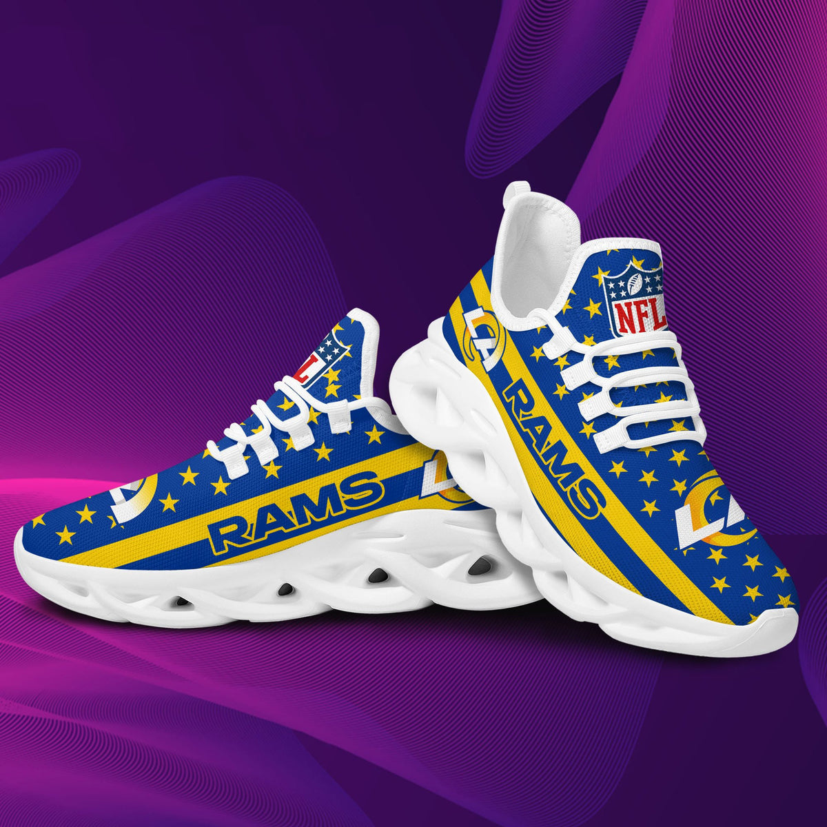 Los Angeles Rams Yezy Running Sneakers 37