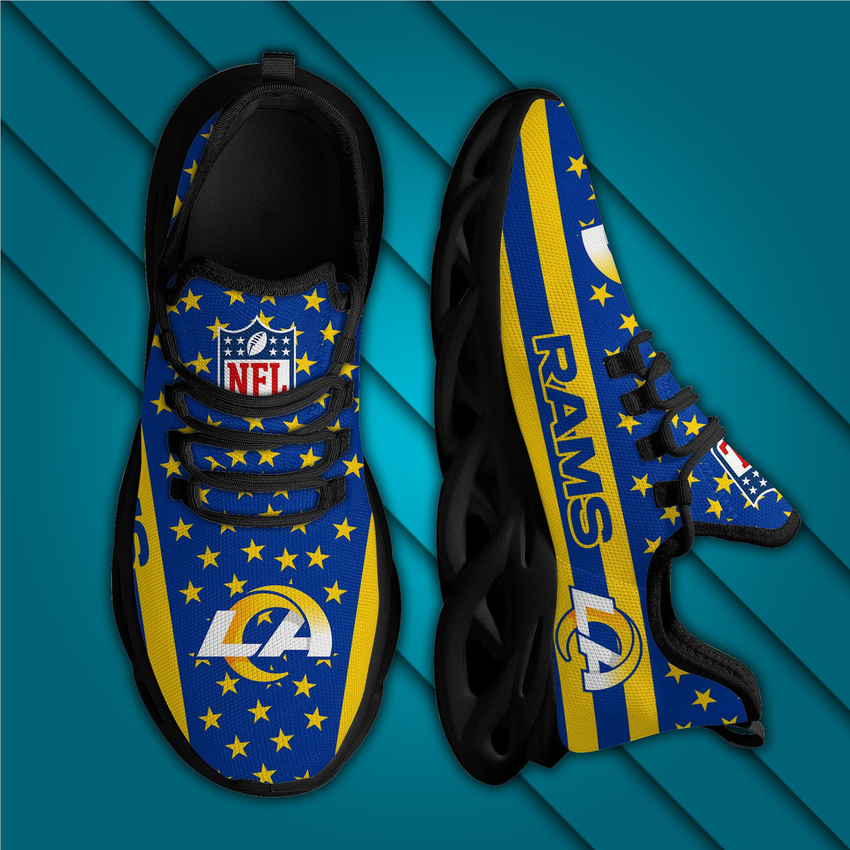 Los Angeles Rams Yezy Running Sneakers 37