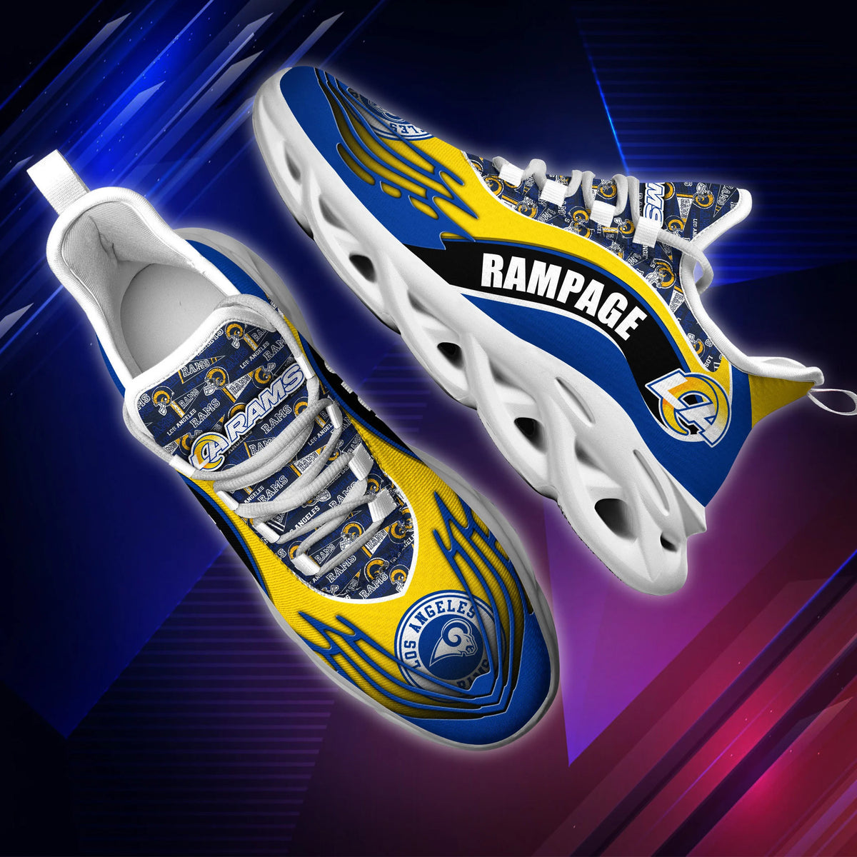 Los Angeles Rams Yezy Running Sneakers BB186