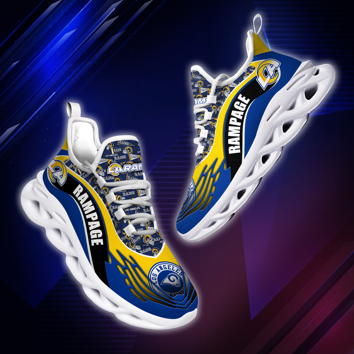 Los Angeles Rams Yezy Running Sneakers BB186