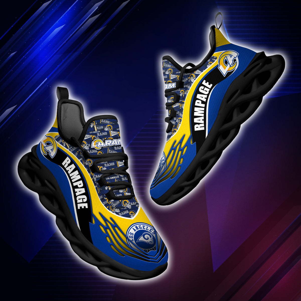 Los Angeles Rams Yezy Running Sneakers BB186