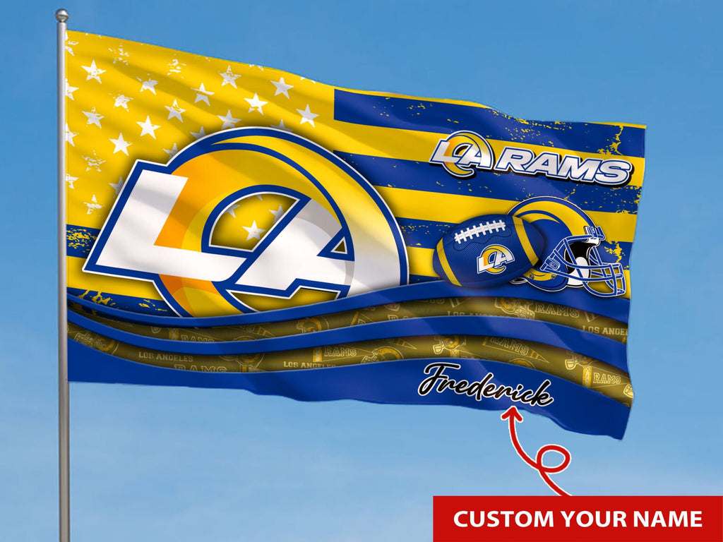 Los Angeles Rams Personalized Flag 17
