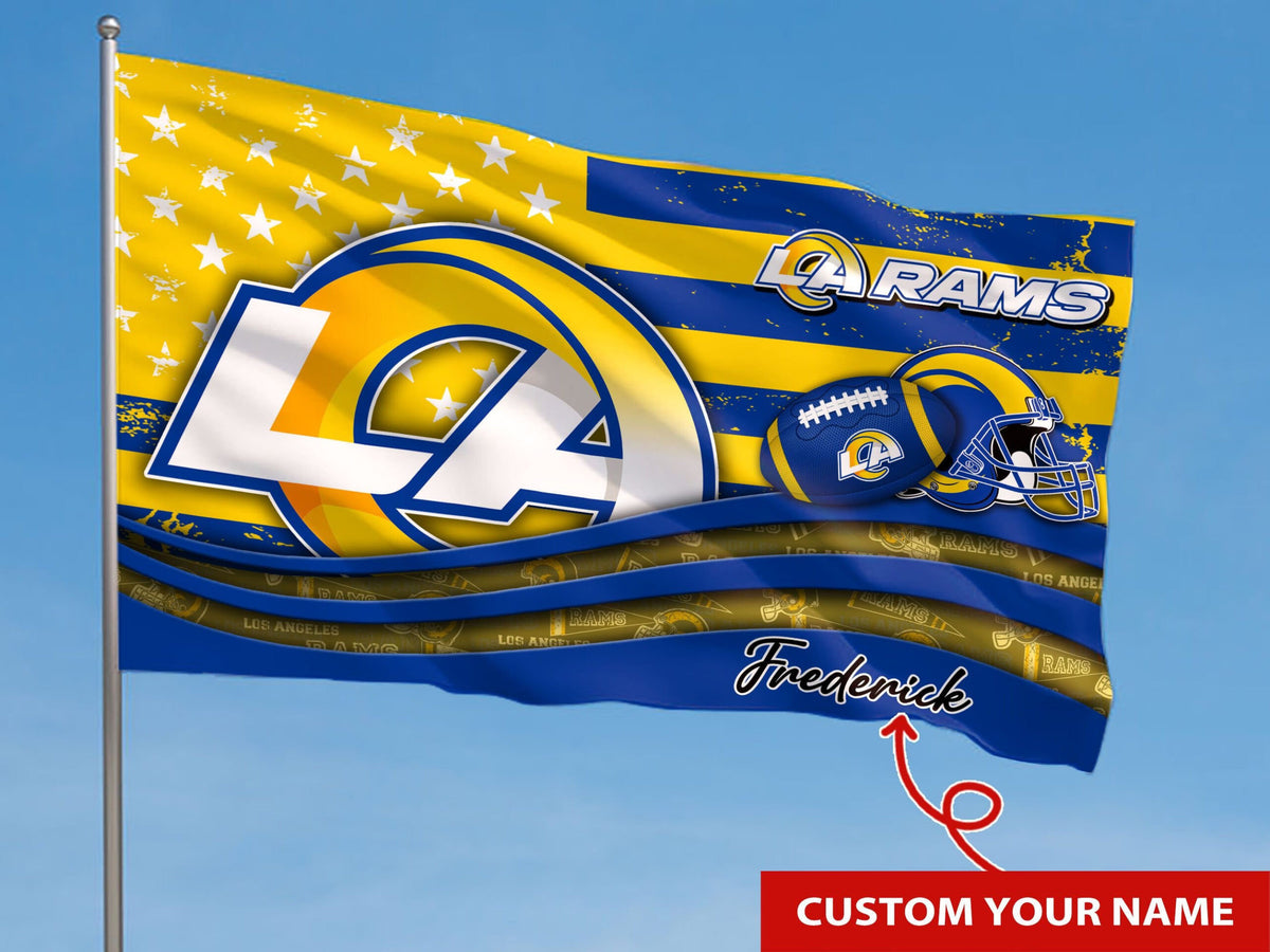 Los Angeles Rams Personalized Flag 17