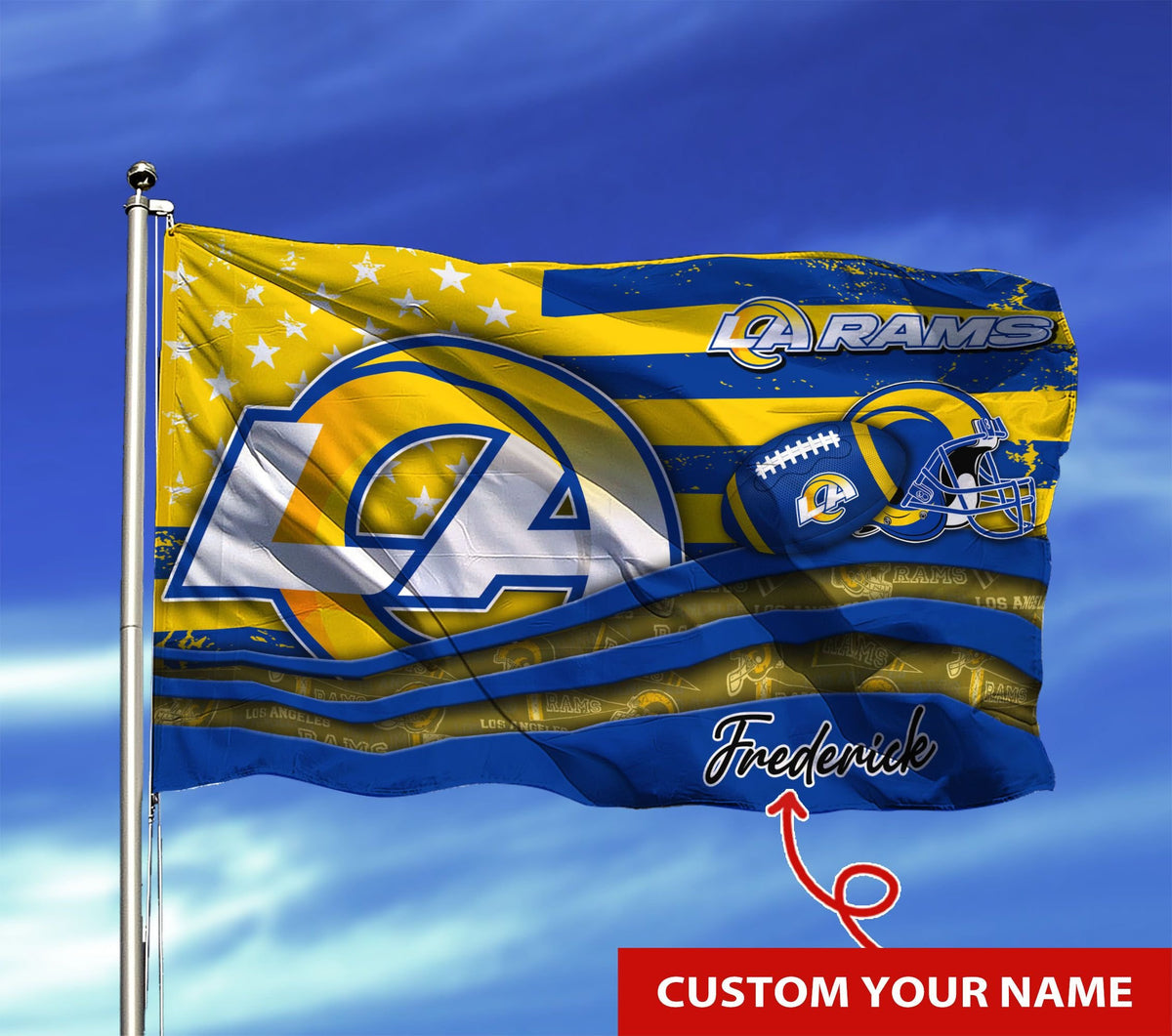 Los Angeles Rams Personalized Flag 17