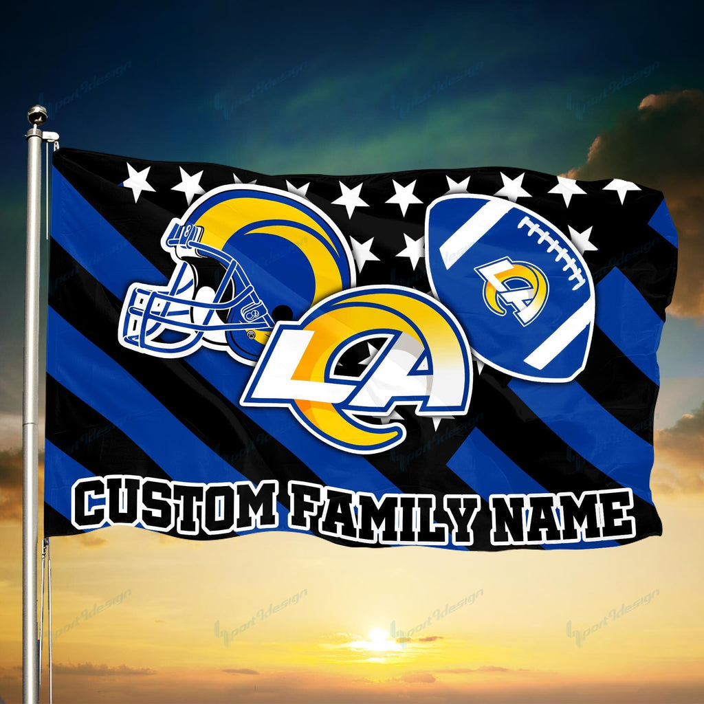 Los Angeles Rams Personalized Flag 81