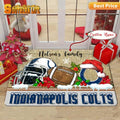 Indianapolis Colts Christmas Personalized Doormat BGDMM516