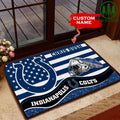 Indianapolis Colts Personalized Doormat BGDMM593