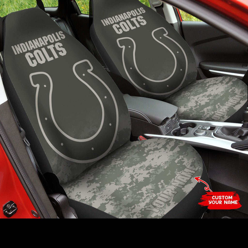 Indianapolis Colts Personalized Car Seat Covers BGCSC737