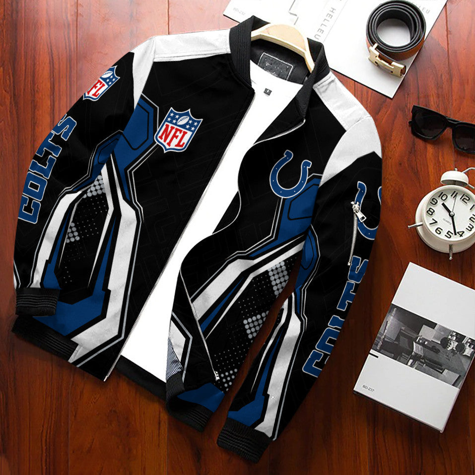 Indianapolis Colts Personalized Bomber Jacket AZCBJ084