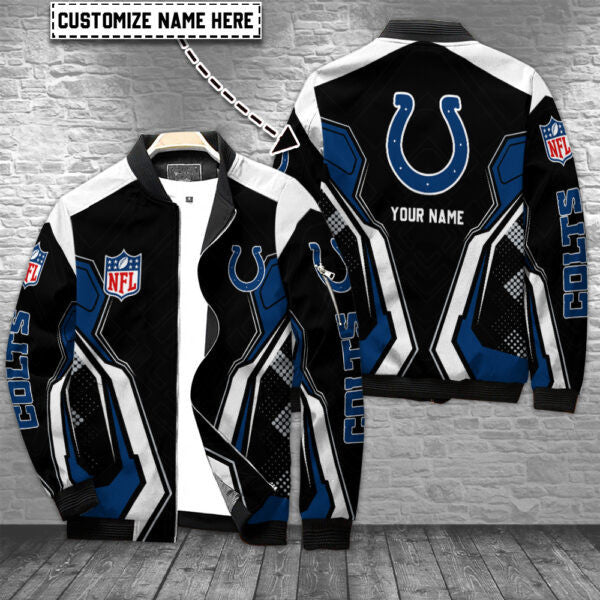 Indianapolis Colts Personalized Bomber Jacket AZCBJ084