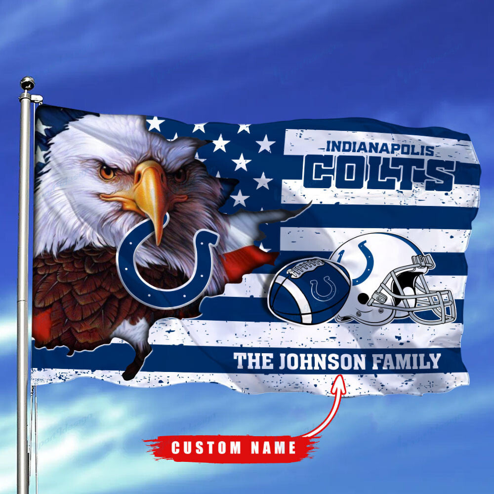 Indianapolis Colts-Flag-Custom Name CL2911