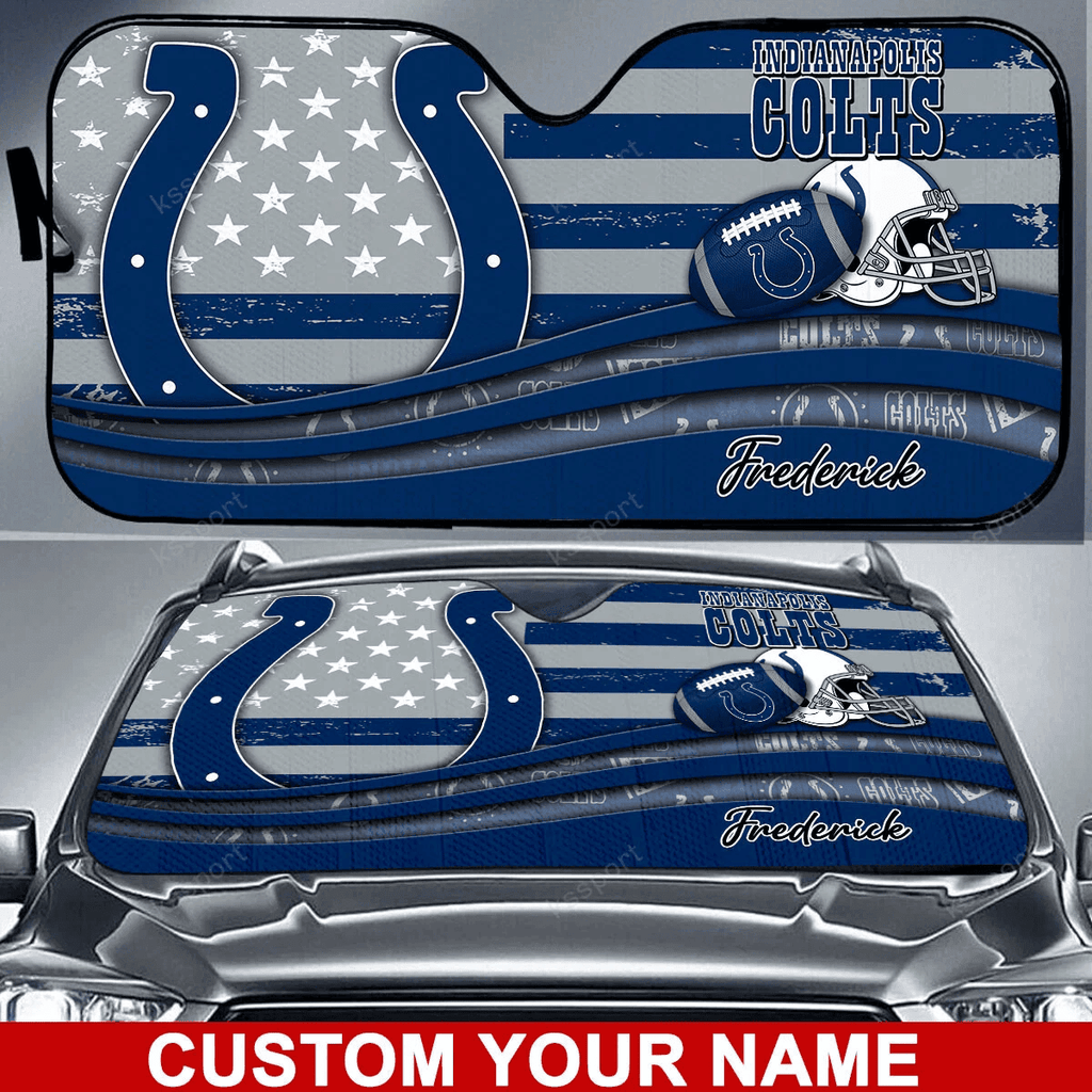 Indianapolis Colts Personalized Auto Sun Shade BG13