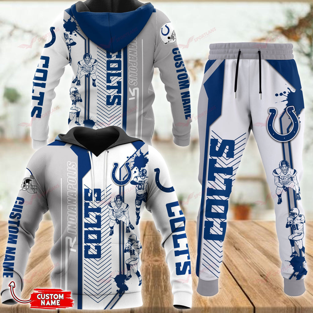 Indianapolis Colts Personalized Hoodie and Joggers BB614