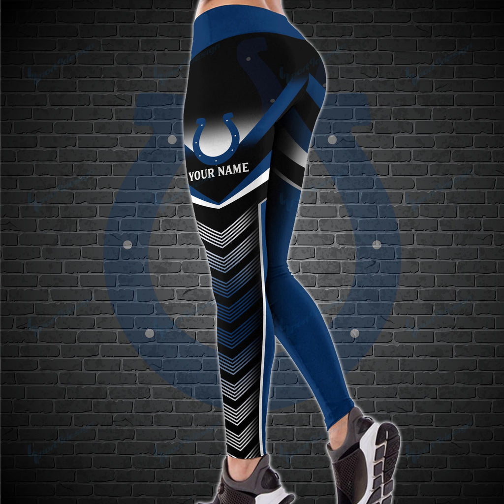 Indianapolis Colts Personalized Leggings And Tank Top BG13