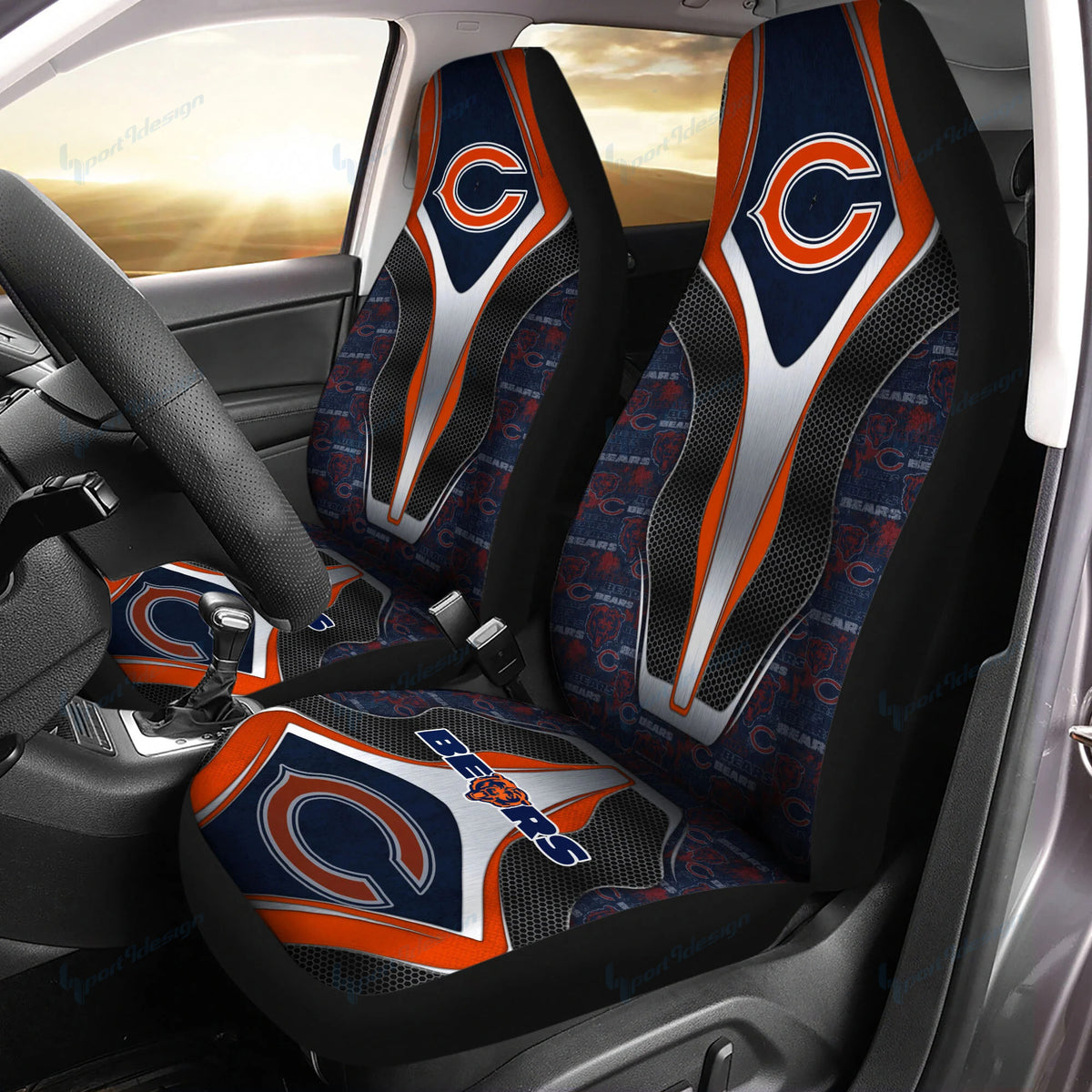 Chicago Bears Car Seat Covers BG29