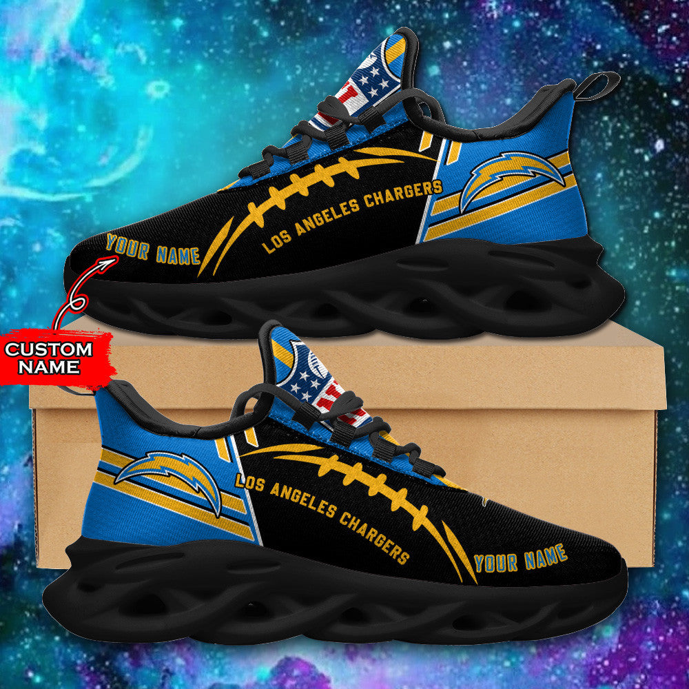 Los Angeles Chargers Personalized Yezy Running Sneakers SPD736