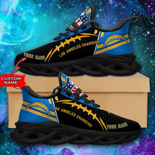 Los Angeles Chargers Personalized Yezy Running Sneakers SPD736
