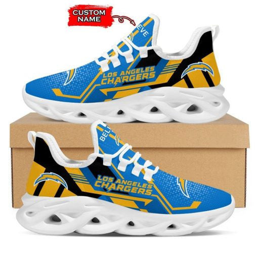 Los Angeles Chargers Personalized Yezy Running Sneakers 775
