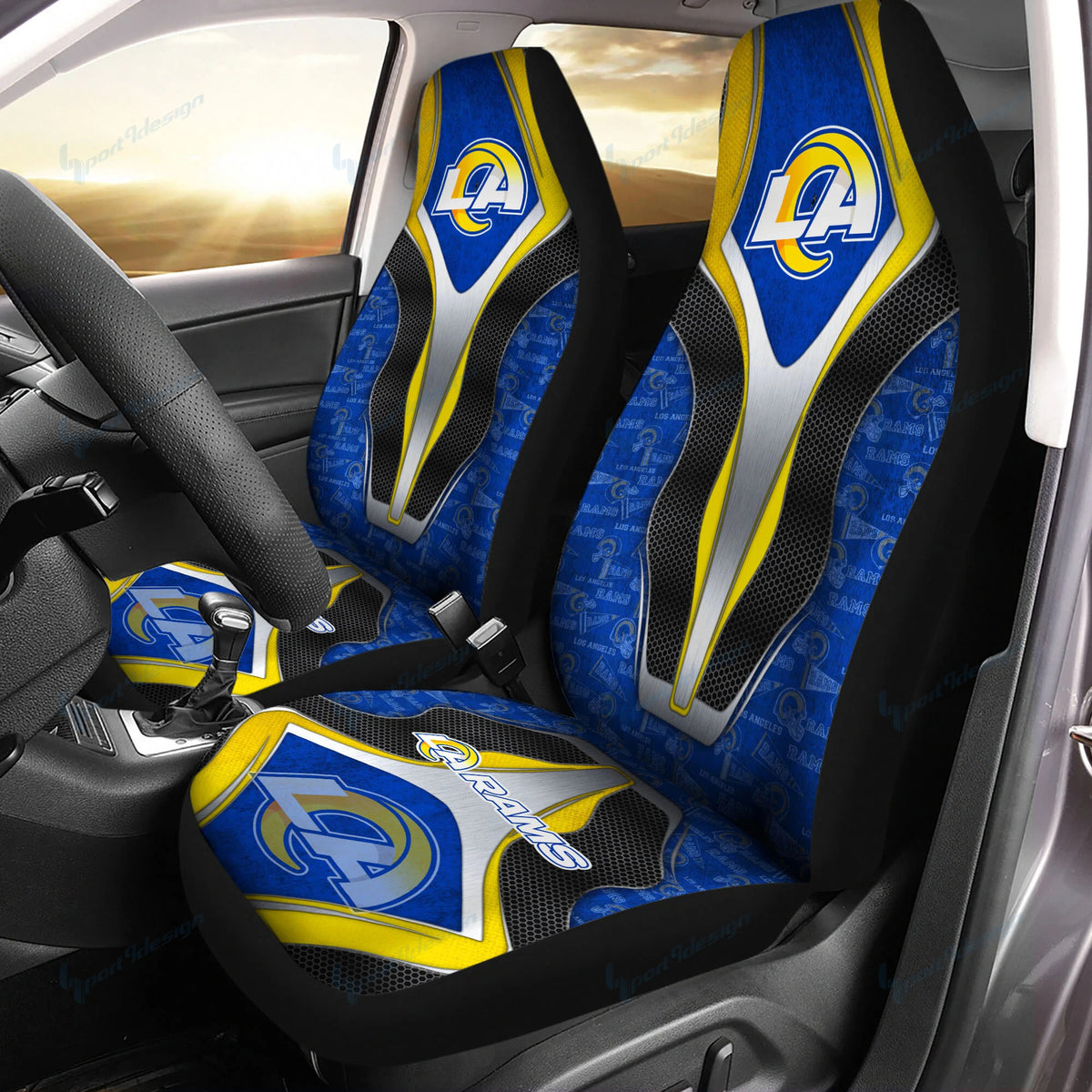 Los Angeles Rams Car Seat Covers BG41
