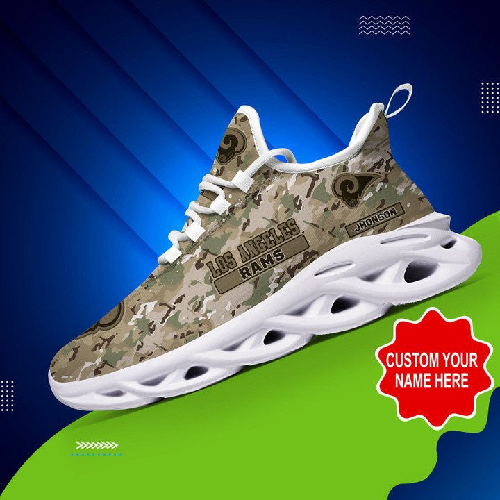 Los Angeles Rams Personalized Yezy Running Sneakers 408