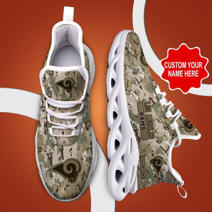Los Angeles Rams Personalized Yezy Running Sneakers 408