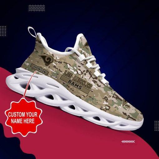 Los Angeles Rams Personalized Yezy Running Sneakers 408
