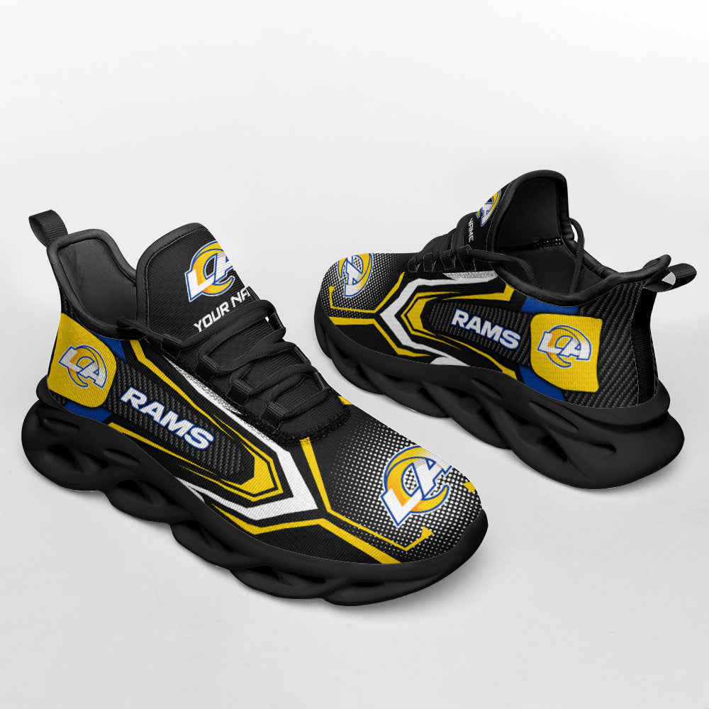 Los Angeles Rams Personalized Yezy Running Sneakers BB373