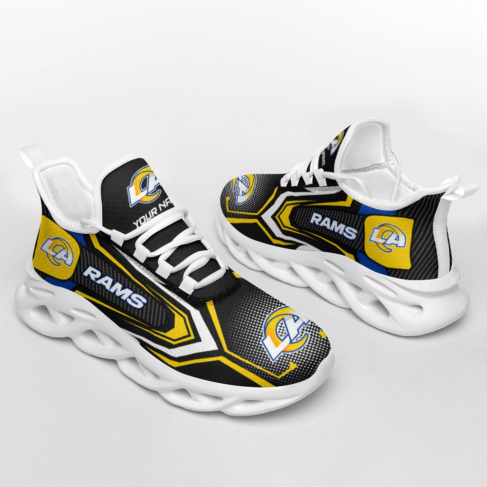 Los Angeles Rams Personalized Yezy Running Sneakers BB373