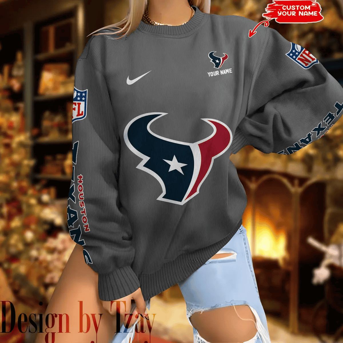Houston Texans New Woolen Sweater BGSWT197