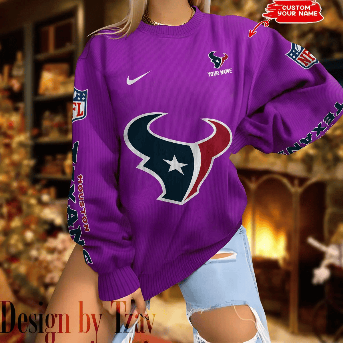 Houston Texans New Woolen Sweater BGSWT197