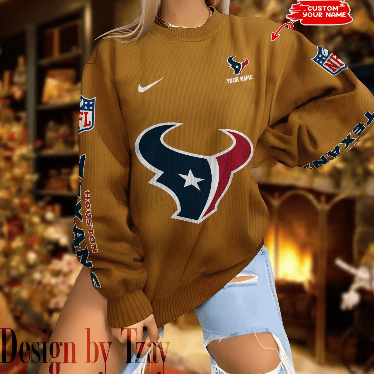 Houston Texans New Woolen Sweater BGSWT197