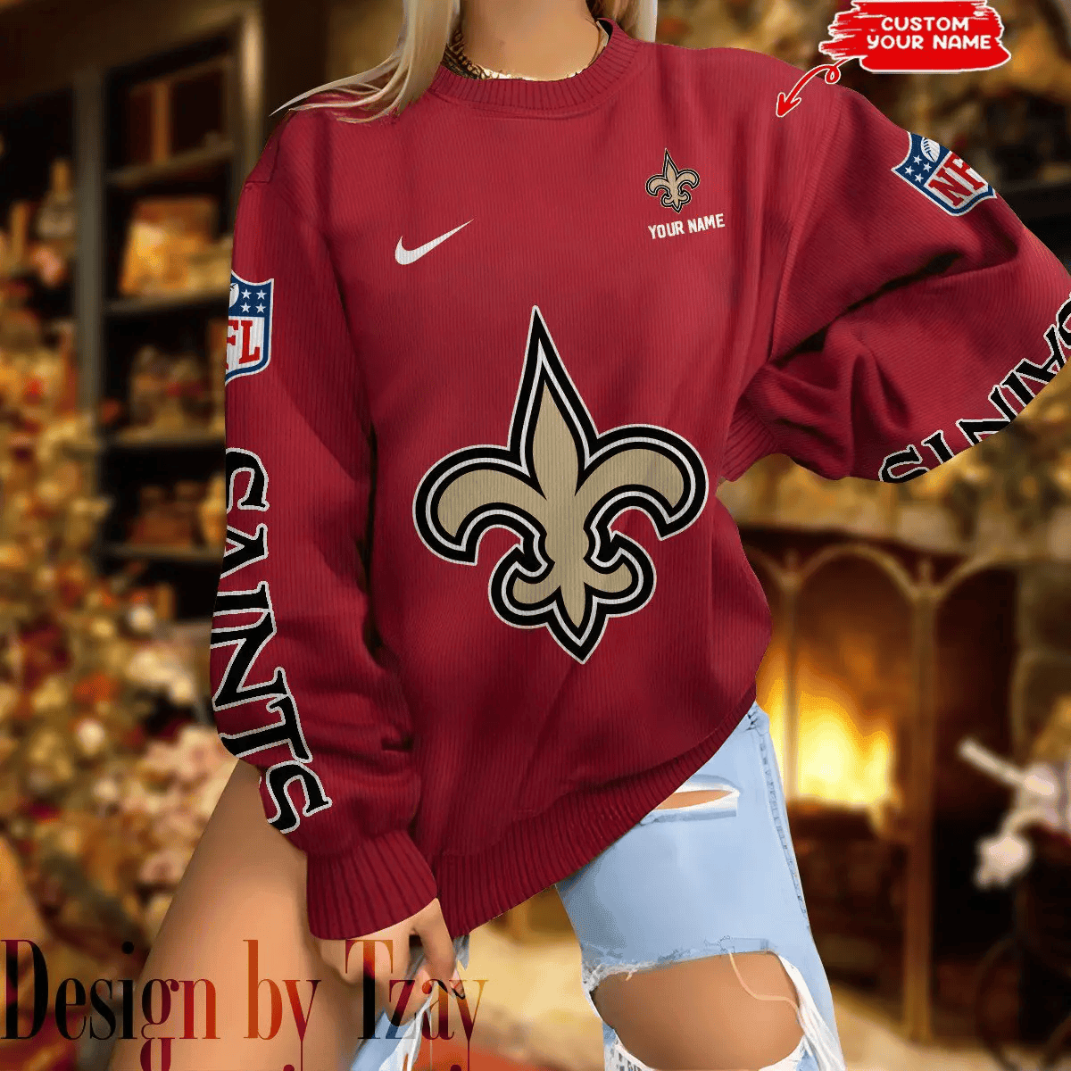 New Orleans Saints New Woolen Sweater BGSWT207
