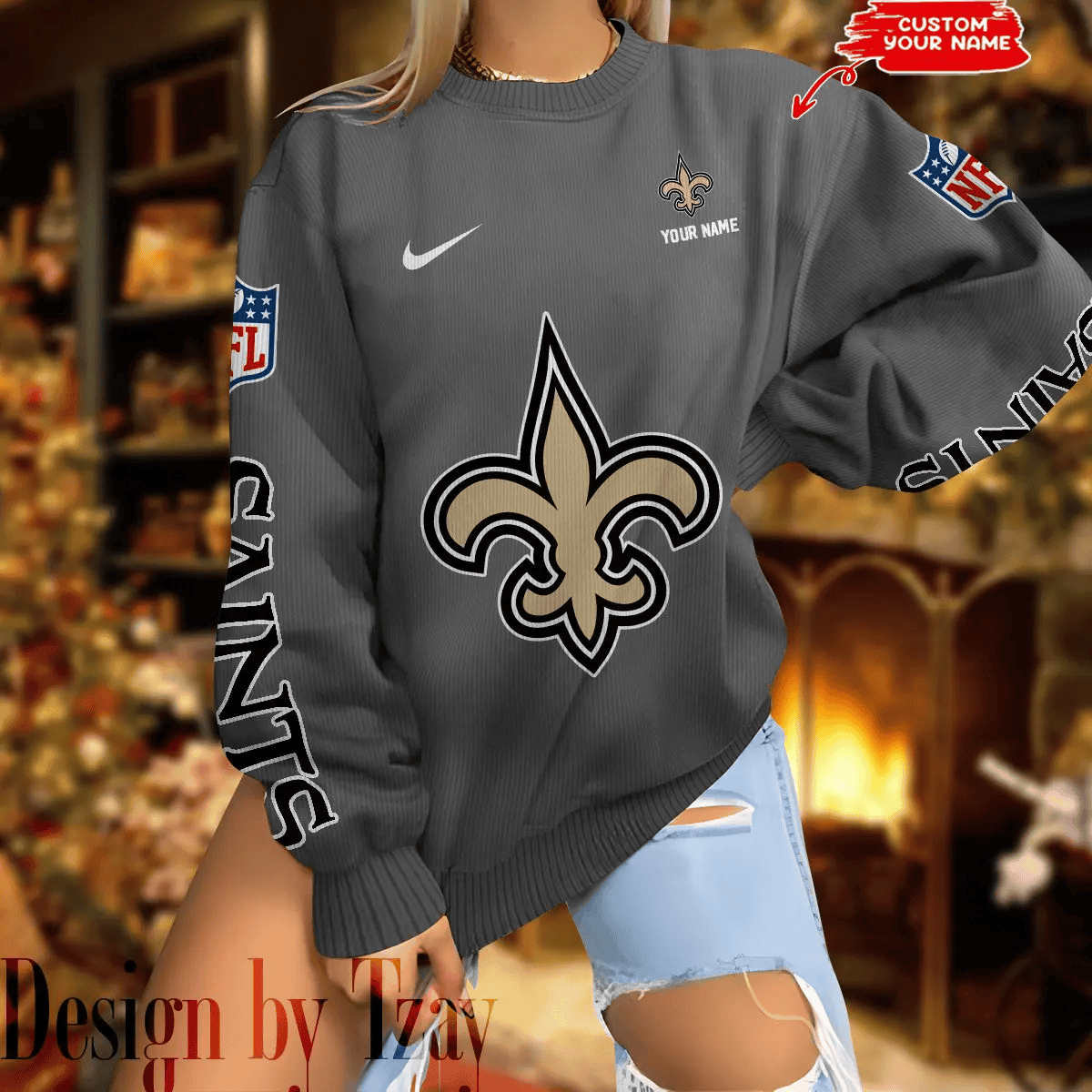 New Orleans Saints New Woolen Sweater BGSWT207