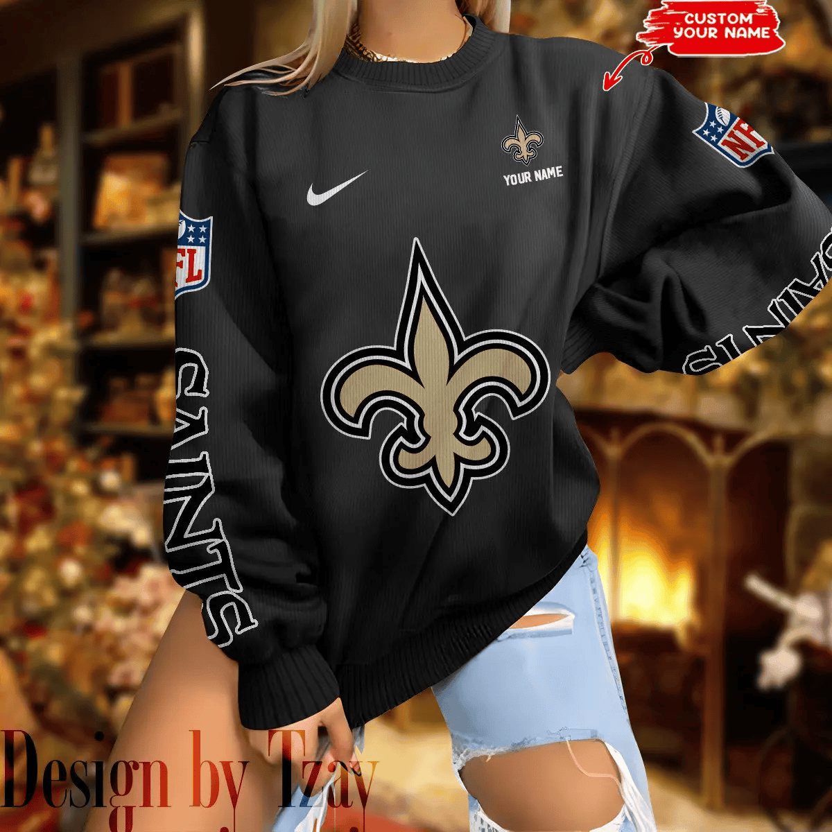 New Orleans Saints New Woolen Sweater BGSWT207