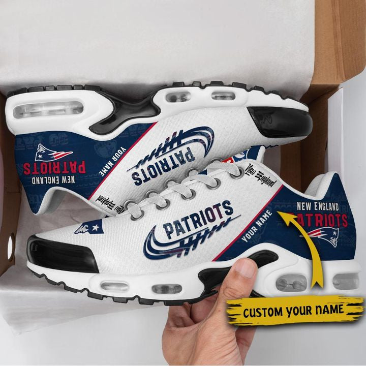 New England Patriots Personalized Plus Sneakers 0813 BGTN187