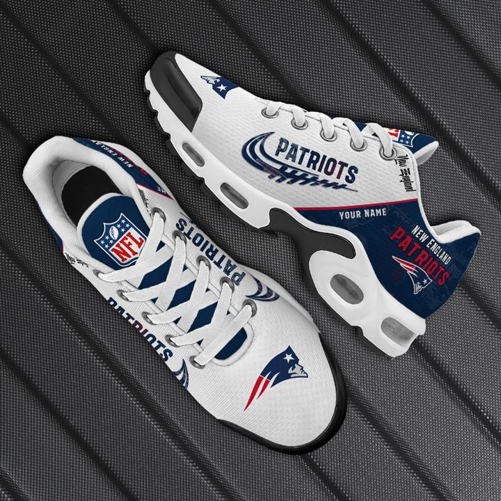 New England Patriots Personalized Plus Sneakers 0813 BGTN187