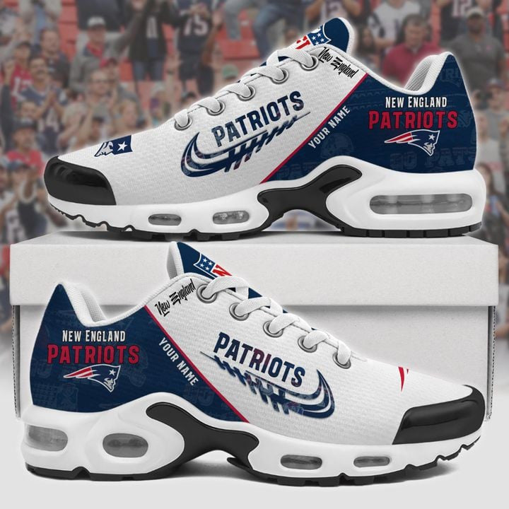 New England Patriots Personalized Plus Sneakers 0813 BGTN187