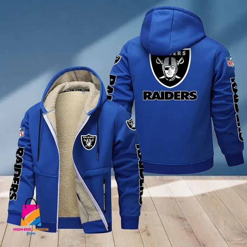 Las Vegas Raiders Multicolor Thickened Zipper Hoodies ANZTZH017