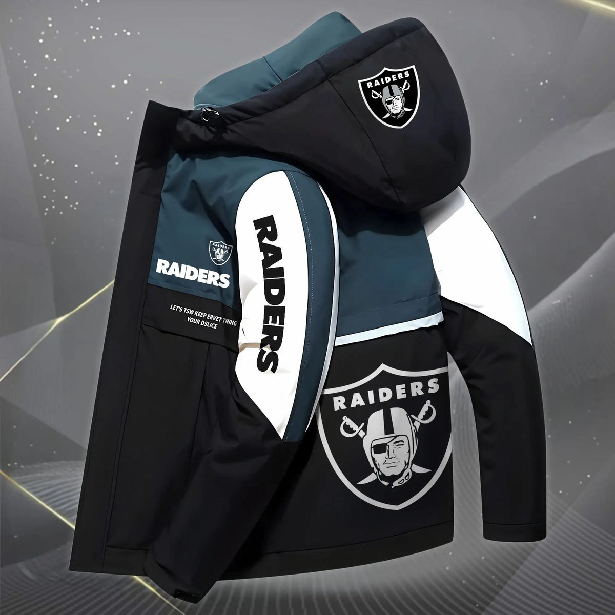 Las Vegas Raiders Outdoor Windproof Jacket SPTOWPJK017