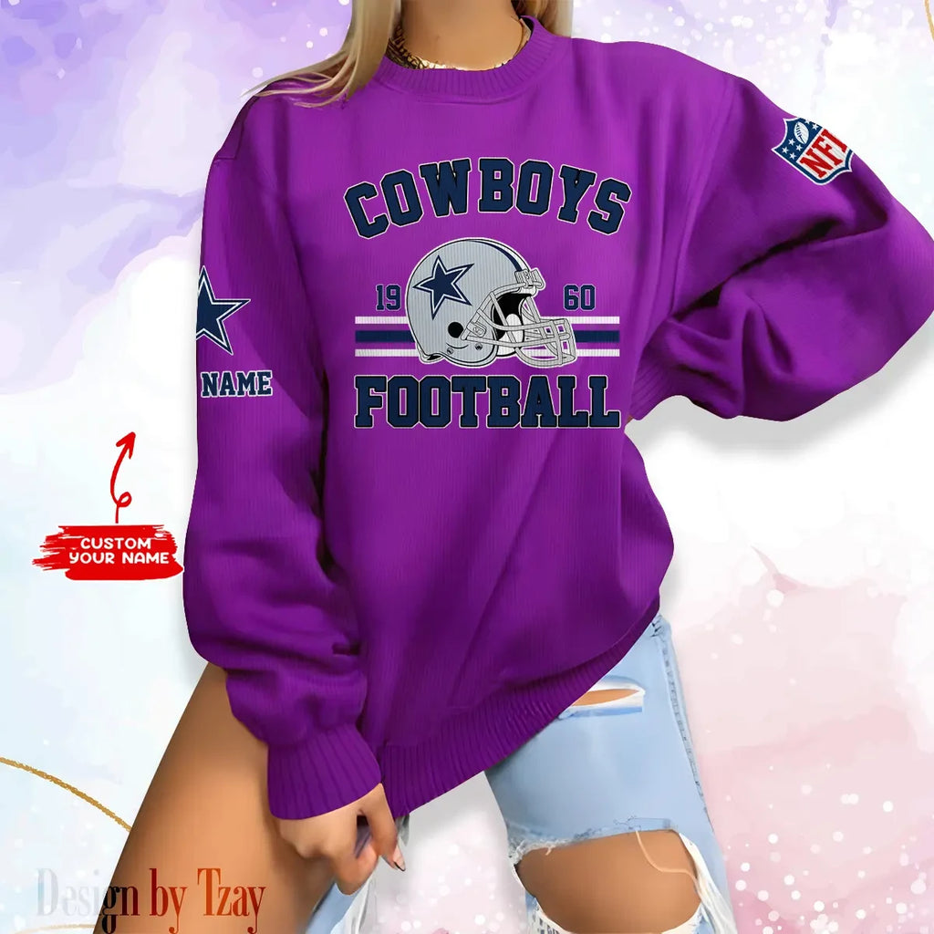 Dallas Cowboys Personalized Fashion Design New Woolen Sweater  BGSWT225