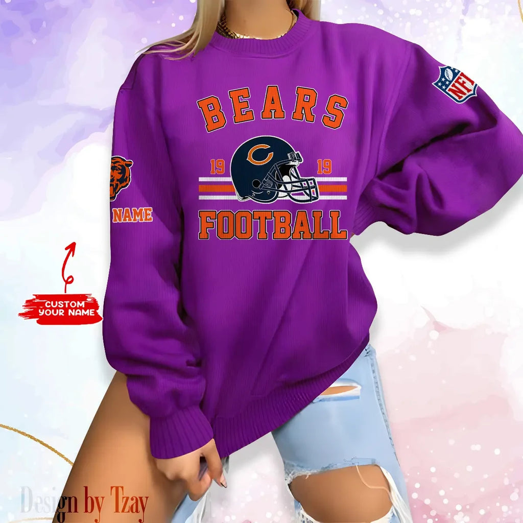 Chicago Bears Personalized Fashion Design New Woolen Sweater  BGSWT222