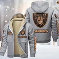 Las Vegas Raiders DMTZ0854 Premium Sherpa-Lined Winter Hoodie – Personalized Edition