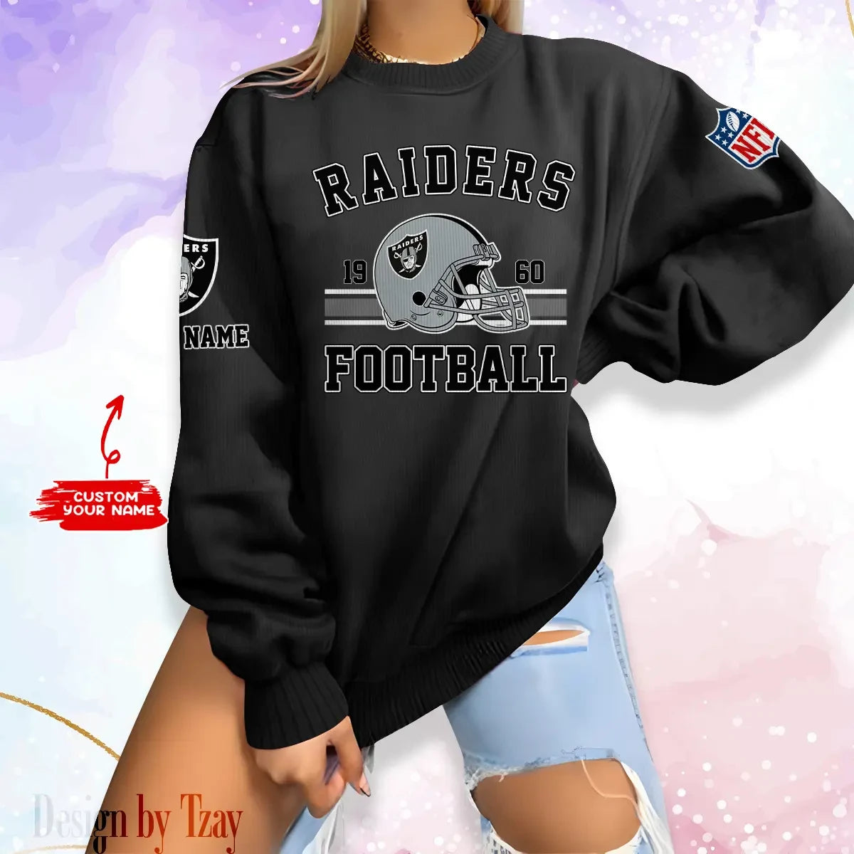 Las Vegas Raiders Personalized Fashion Design New Woolen Sweater  BGSWT233